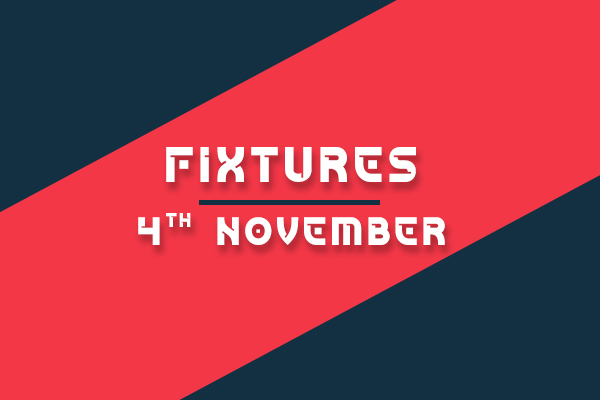 Football Fixtures 4th November 2023 – Football Fixtures Today