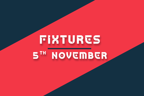 Football Fixtures 5th November 2023 – Football Fixtures Today